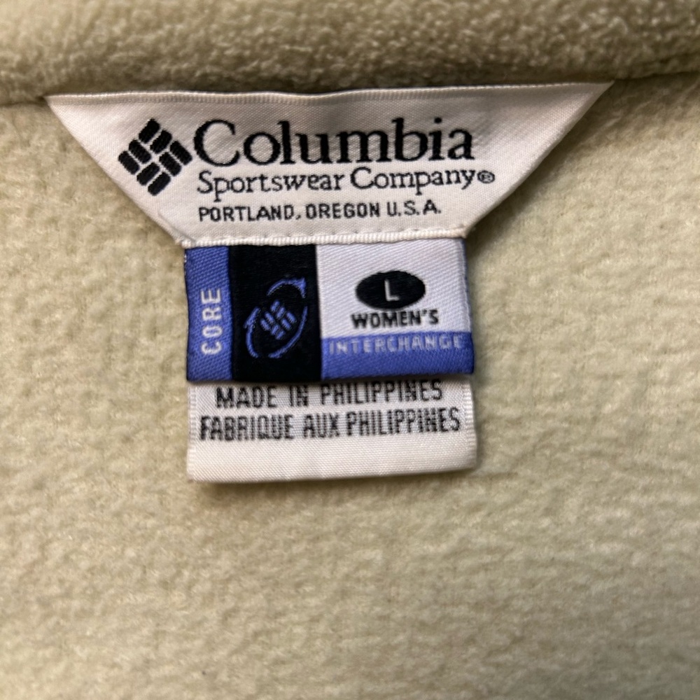 Columbia Women's Light Green Fleece Pullover